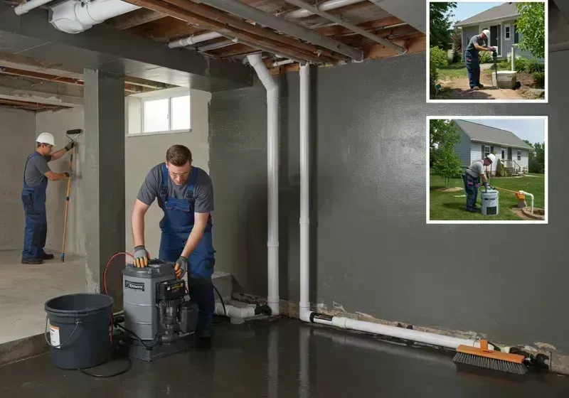 Basement Waterproofing and Flood Prevention process in Godfrey, IL